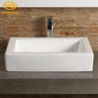 Dealer price modern decoration ceramic hotel art cabinet wash basin