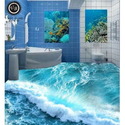 Digital Print 3d Picture Bathroom Wall And Floor Tile