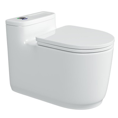 water saving mute flush one piece integrated pulse siphon toilet